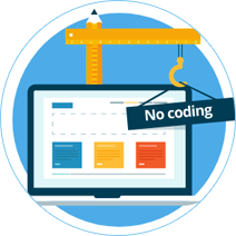 no coding logo